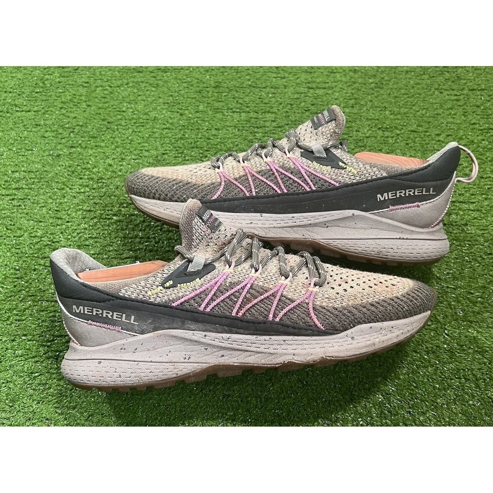 Merrell Womens Hiking Shoes SZ 8 Pink Grey Bravada 2 Waterproof Walking Sneaker